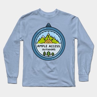 Ample Access Outdoors Lake Water Long Sleeve T-Shirt